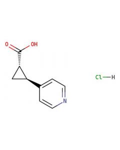 Astatech TRANS-2-(PYRIDIN-4-YL)CYCLOPROPANECARBOXYLIC ACID HCL, 95.00% Purity, 0.25G